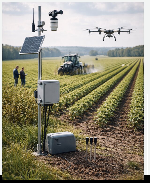 Разработка IoT мониторинга полей в Нерюнгри от 9231 р. | АвикейНрю